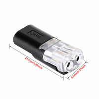 UP 30 PCS D2 Wire Cable Connectors Electrical Connectors Automotive Strip Light