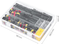 352Pieces Waterproof Wire Connectors Terminals - Automotive Motorcycle Car Truck Boat Electrical Connectors Plug Kit, 1 2 3 4 Pin Harness