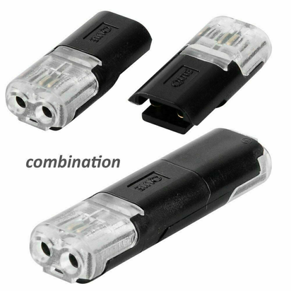 UP 30 PCS D2 Wire Cable Connectors Electrical Connectors Automotive Strip Light