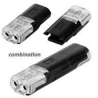 UP 30 PCS D2 Wire Cable Connectors Electrical Connectors Automotive Strip Light