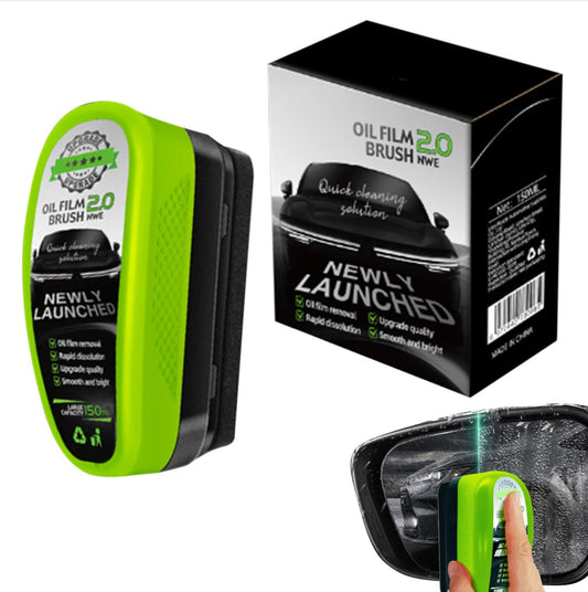 VizoClear – Glass Oil Film Remover + Brush (150ml)