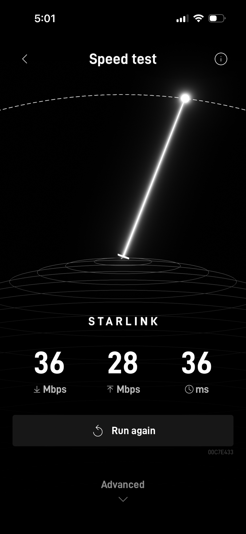 Without Booster speed test
