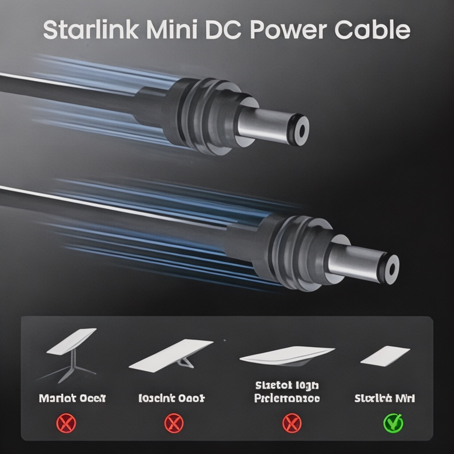Starlink mini DC power cable